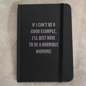 Motivational Black Journal with Elastic Band